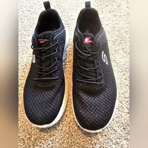 Skechers Black Athletic Shoes